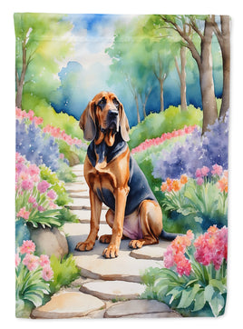 Bloodhound Spring Path House Flag