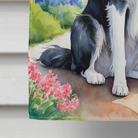 Borzoi Spring Path House Flag