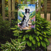 Borzoi Spring Path Garden Flag