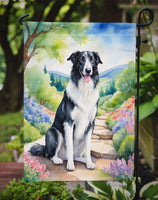 Borzoi Spring Path Garden Flag