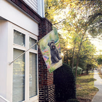 Bouvier des Flandres Spring Path House Flag