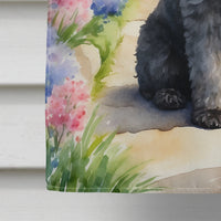 Bouvier des Flandres Spring Path House Flag