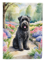 Bouvier des Flandres Spring Path House Flag