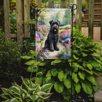 Bouvier des Flandres Spring Path Garden Flag