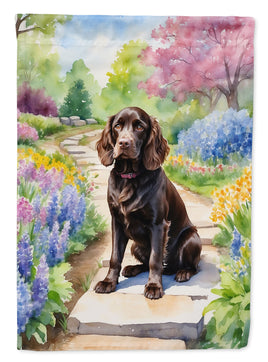 Boykin Spaniel Spring Path House Flag