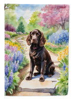 Boykin Spaniel Spring Path Garden Flag