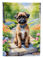 Brussels Griffon Spring Path House Flag