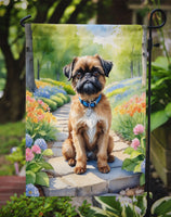 Brussels Griffon Spring Path Garden Flag