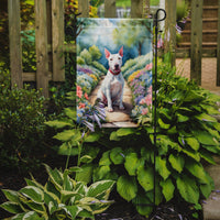 Bull Terrier Spring Path Garden Flag