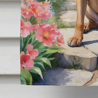 Bullmastiff Spring Path House Flag