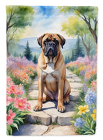 Bullmastiff Spring Path House Flag