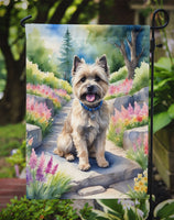 Cairn Terrier Spring Path Garden Flag