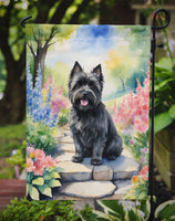 Cairn Terrier Spring Path Garden Flag