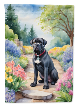 Cane Corso Spring Path House Flag