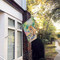 Chow Chow Spring Path House Flag