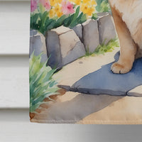 Chow Chow Spring Path House Flag