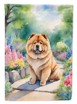 Chow Chow Spring Path House Flag