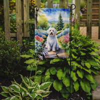 Coton de Tulear Spring Path Garden Flag