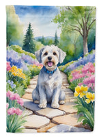 Dandie Dinmont Terrier Spring Path Garden Flag