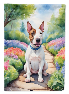 English Bull Terrier Spring Path House Flag