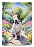 English Bull Terrier Spring Path House Flag