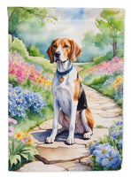 English Foxhound Spring Path House Flag