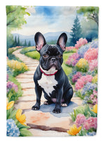 French Bulldog Spring Path House Flag