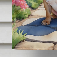 French Bulldog Spring Path House Flag