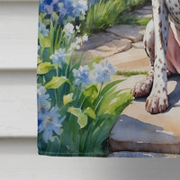 German Shorthaired Pointer Spring Path House Flag