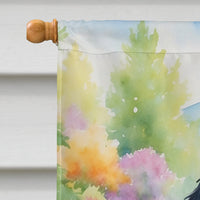 Gordon Setter Spring Path House Flag