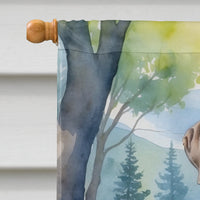 Great Dane Spring Path House Flag