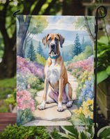 Great Dane Spring Path Garden Flag