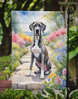 Great Dane Spring Path Garden Flag