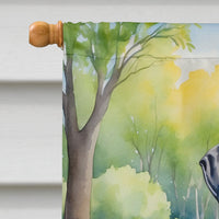 Great Dane Spring Path House Flag