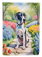 Great Dane Spring Path House Flag