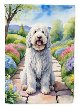 Komondor Spring Path House Flag