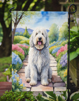 Komondor Spring Path Garden Flag