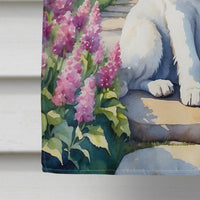 Kuvasz Spring Path House Flag