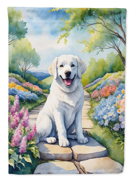 Kuvasz Spring Path House Flag