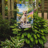 Labrador Retriever Spring Path Garden Flag