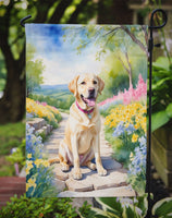 Labrador Retriever Spring Path Garden Flag