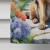 Leonberger Spring Path House Flag