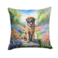 Leonberger Spring Path Throw Pillow