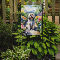 Lhasa Apso Spring Path Garden Flag