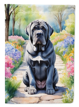 Neapolitan Mastiff Spring Path House Flag