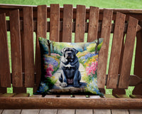 Neapolitan Mastiff Spring Path Throw Pillow