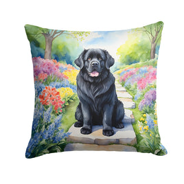 Newfoundland Spring Path Throw Pillow