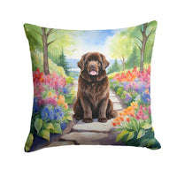 Newfoundland Spring Path Throw Pillow