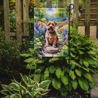 Norfolk Terrier Spring Path Garden Flag