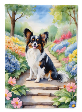 Papillon Spring Path House Flag